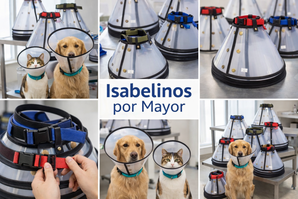 collares isabelinos para mascotas por mayor 